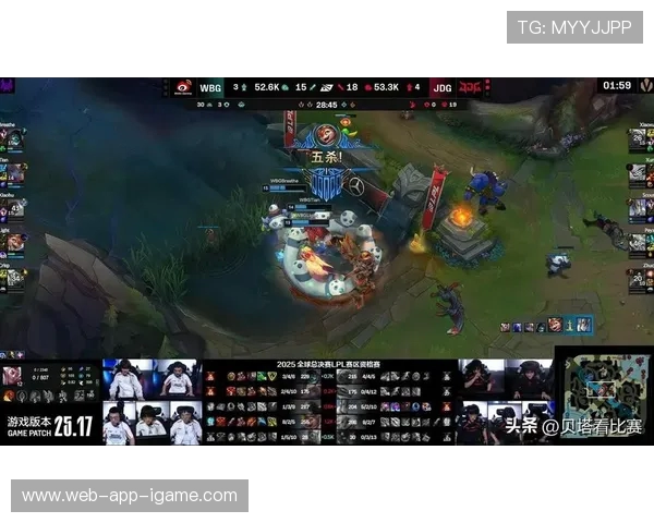 WBG鏖战JDG巅峰对决燃爆赛场谁能问鼎荣耀之巅